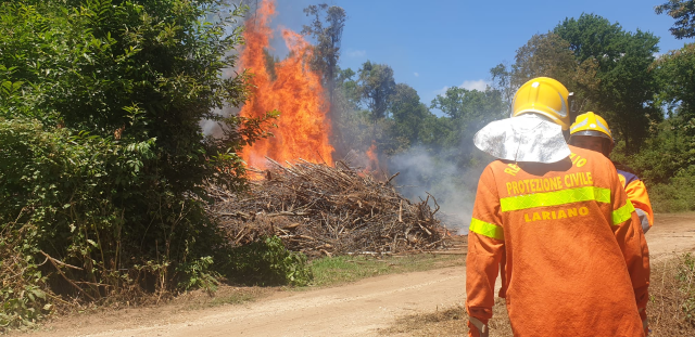 Applicazione delle misure di prevenzione rischio incendi boschivi